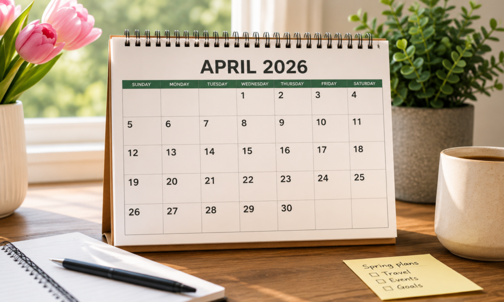 April 2026 Calendar