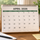 April 2026 Calendar