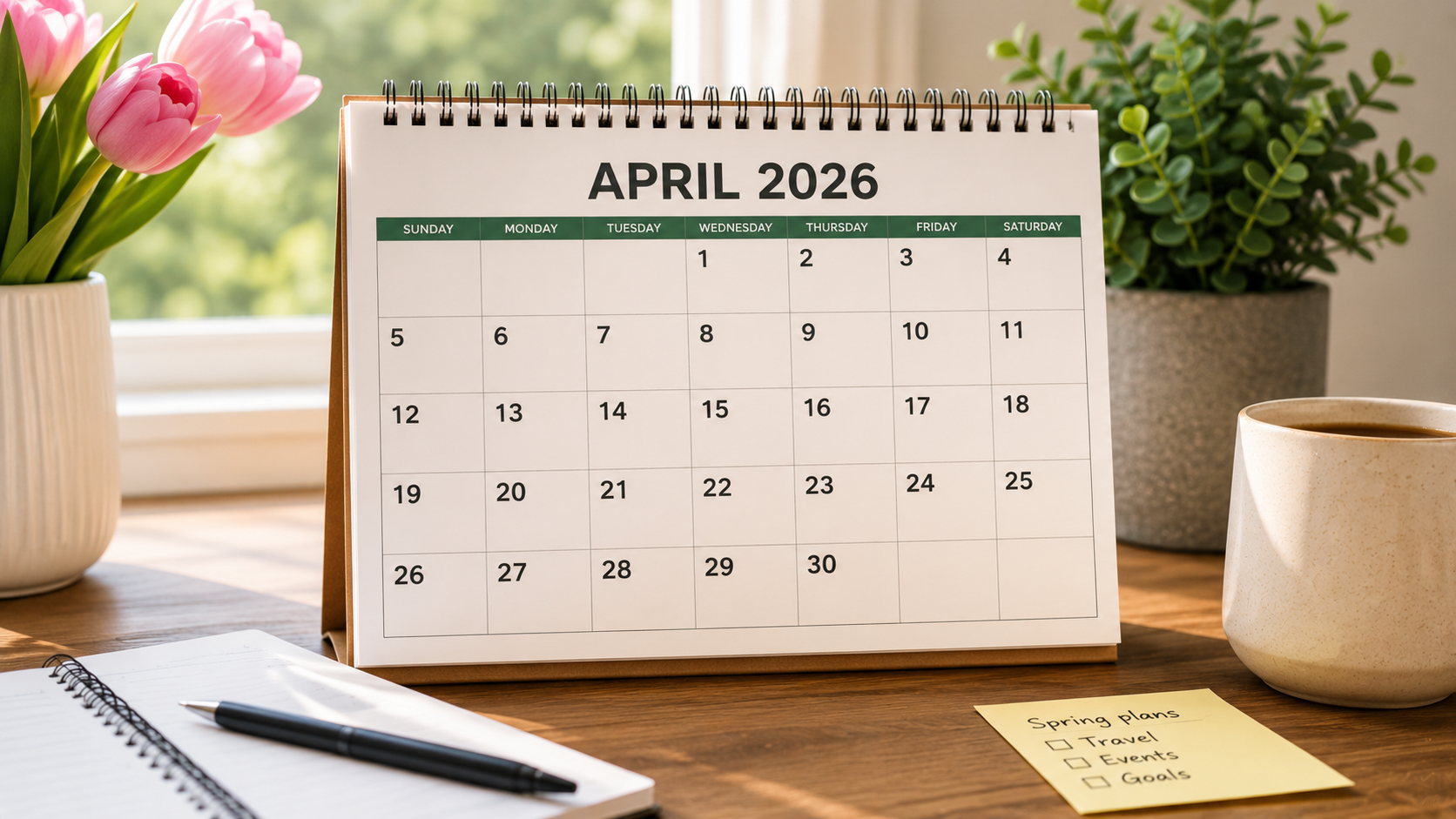 April 2026 Calendar