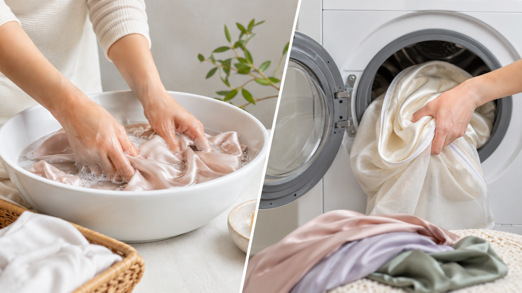 washing silk