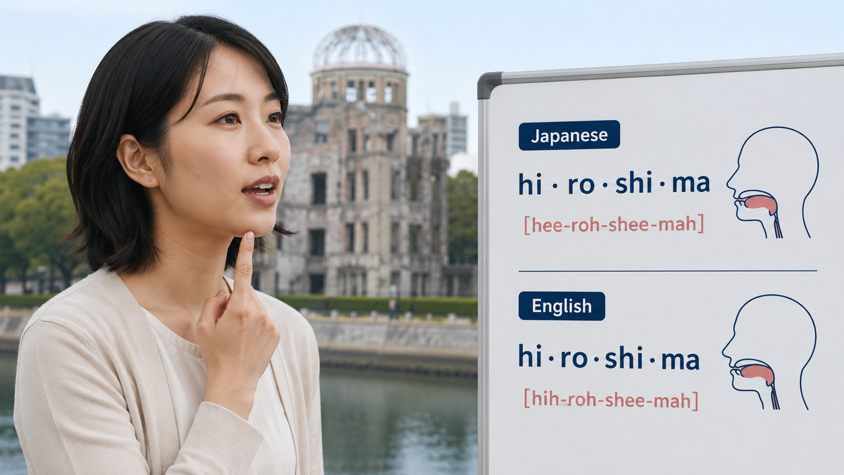 Hiroshima pronunciation